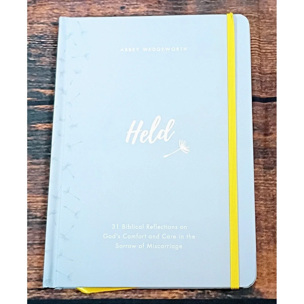 Held Abbey Wedgeworth Miscarriage Devotional Biblical Reflections Hardcover Book